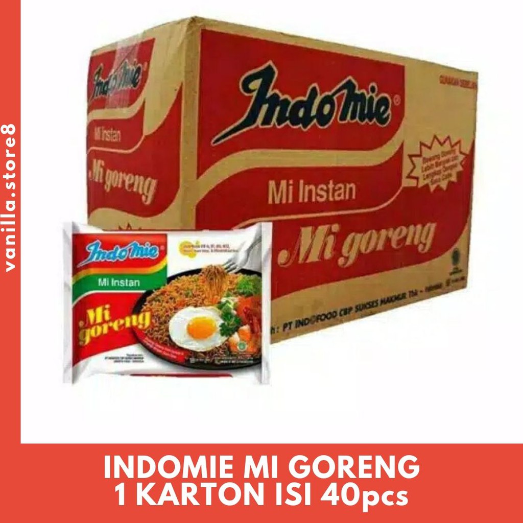 

1 Dus Isi 40 Pcs INDOMIE MI GORENG