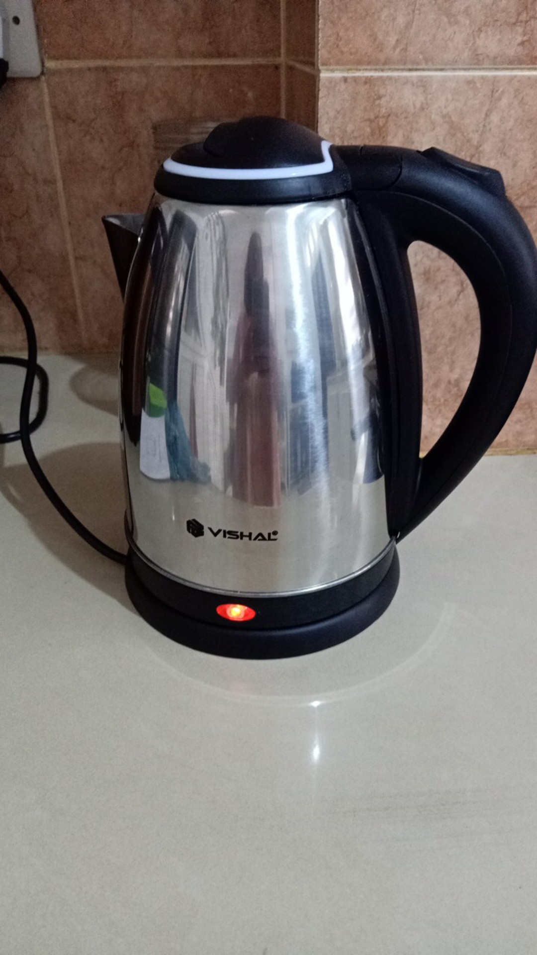 Teko Listrik Pemanas Air Electric Kettle  Air Pembuat  Kopi Teh  Ketel Besar Otomatis Stainless /vs