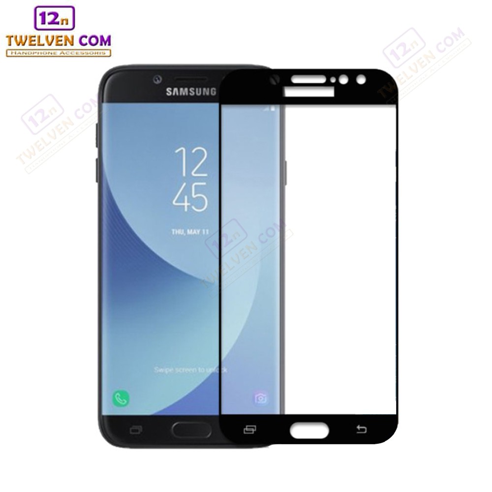 zenBlade 5D Full Cover Tempered Glass Samsung J3 Pro 2017 J330 - Hitam