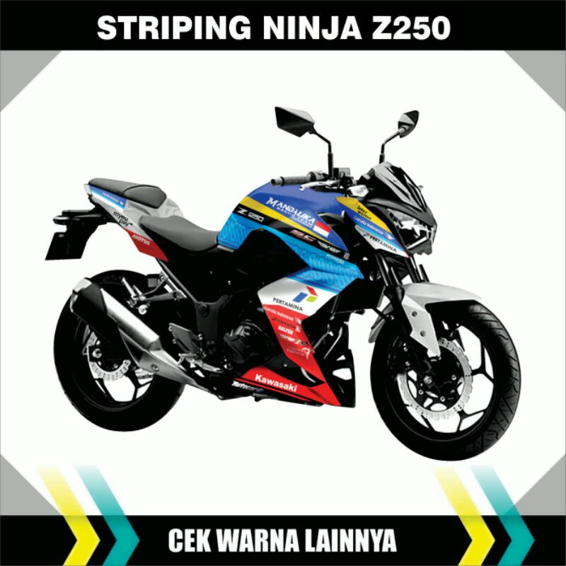 STRIPING/STICKER NINJA Z250 /Z 250 KAWASAKI NINJA Z 250 MANDALIKA