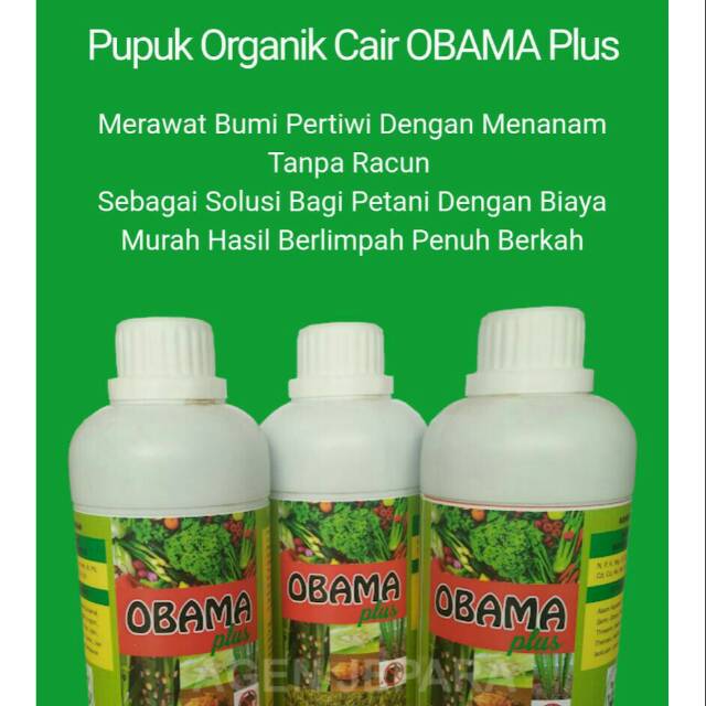 Pupuk Organik Cair "OBAMA Plus" solusi semua jenis tanaman