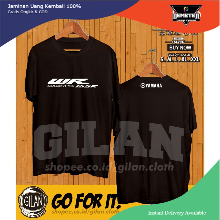 Kaos Baju Motor Yamaha WR 155 Racing Otomotif - Gilan Cloth