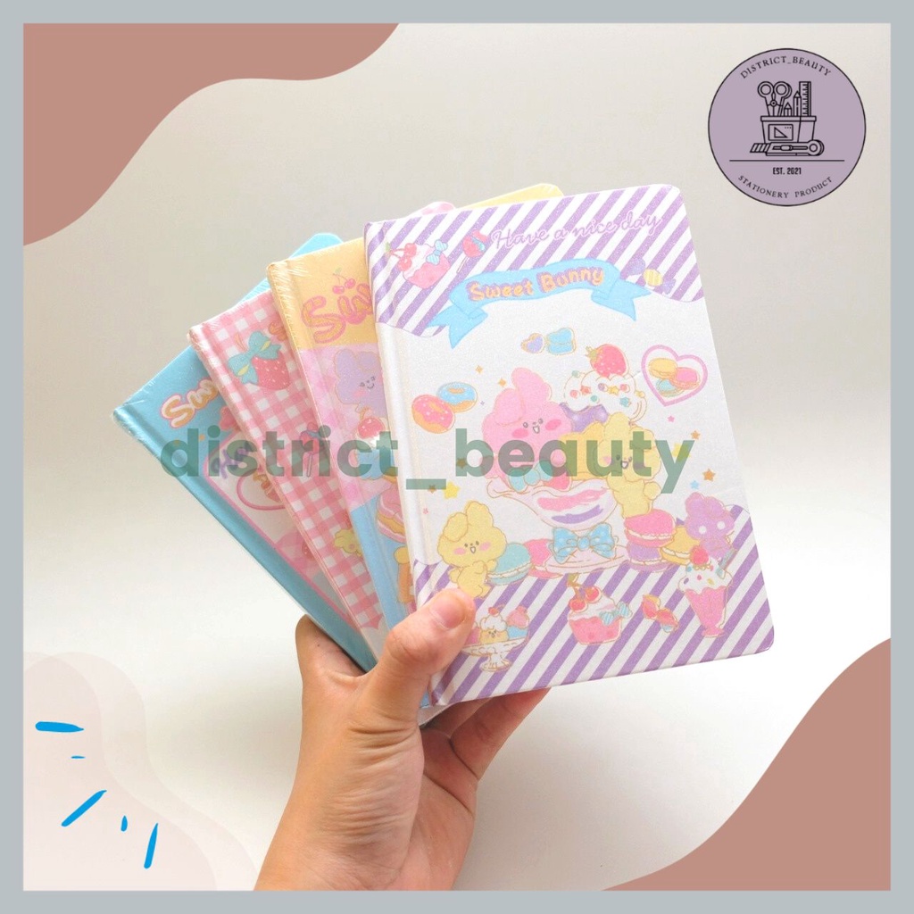 

BUKU DIARY SWEET BUNNY DIARY BOOK BUKU HARIAN AESTHETHIC LUCU MURAH