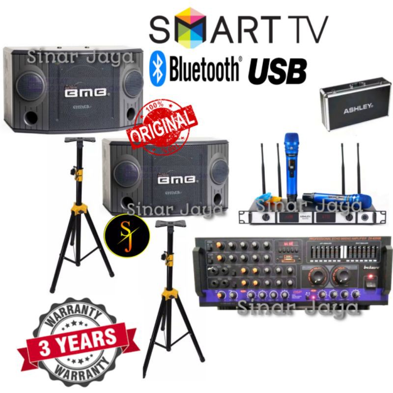 PAKET SOUND SYSTEM KARAOKE SMART TV BETAVO BMB ORIGINAL