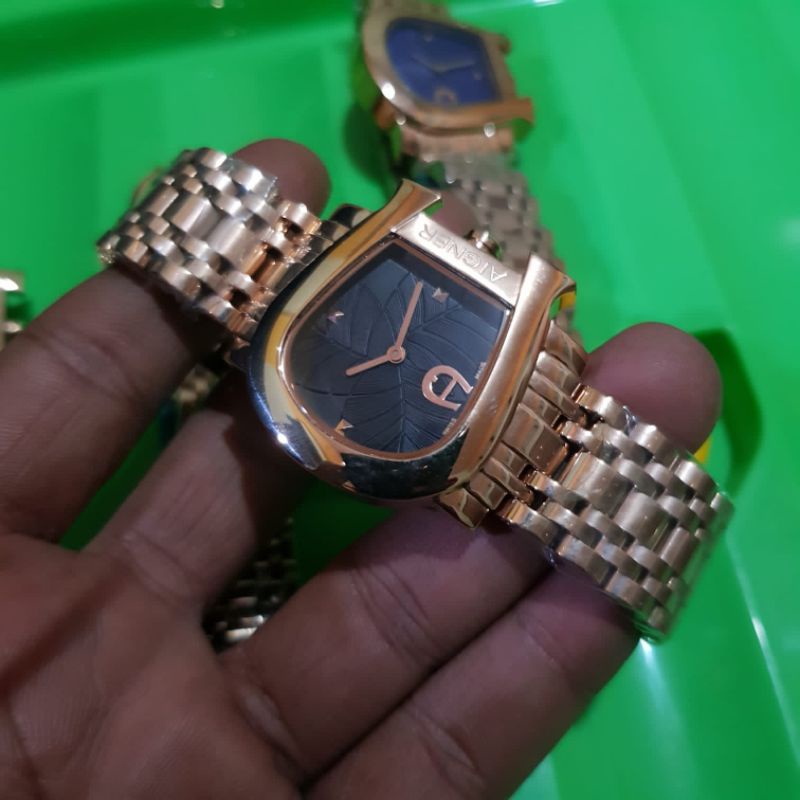 Jam wanita Aigner Genua Due A1800 Original