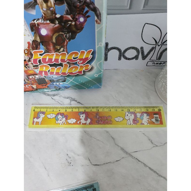 garisan 20cm/penggaris 20cm/mistar 20cm-UNICORN