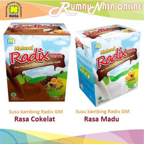 

Susu Radik (Susu Kambing ETAWA) Nasa 5 SACHET-RADIKMA RADIKCO (SUSU PENGGEMUK)