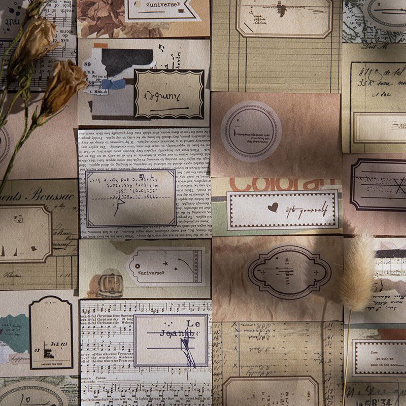 

Kertas Vintage P15 • Hazzel Collage Paper Vintage Journaling Kit