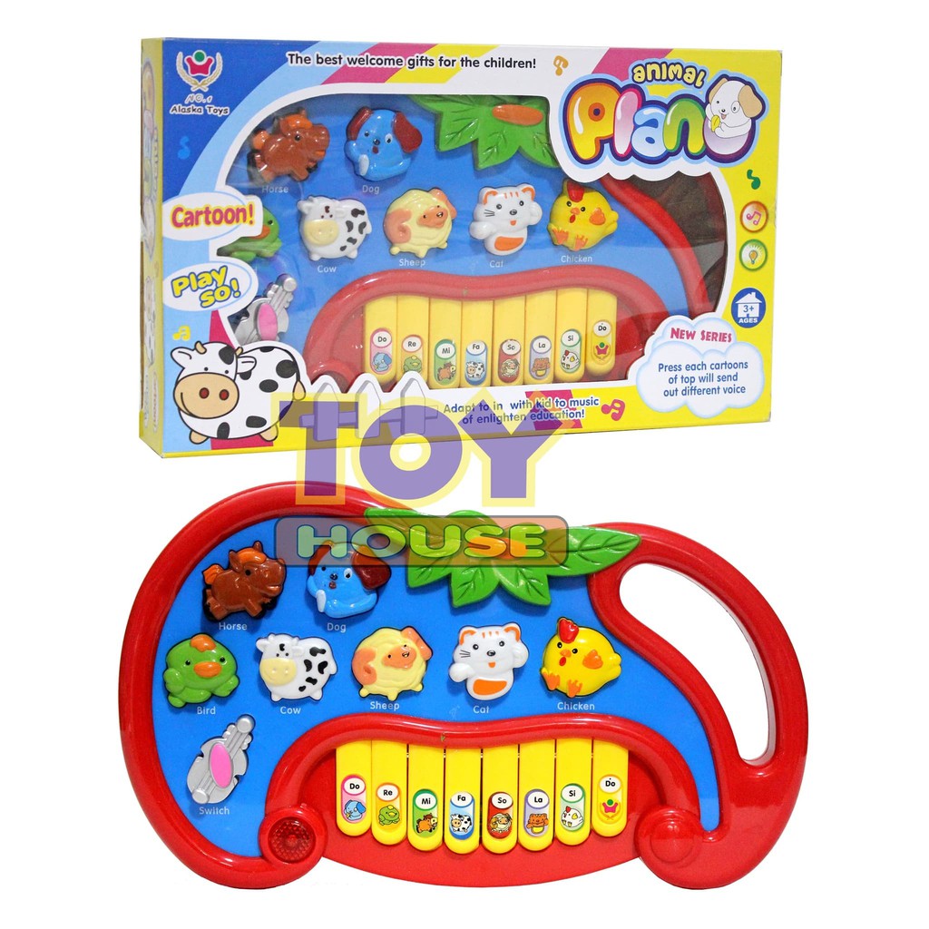 Mainan Edukasi CARTOON ANIMAL PIANO U88A Kado Mainan Bayi Musik Piano mainan anak perempuan laki la