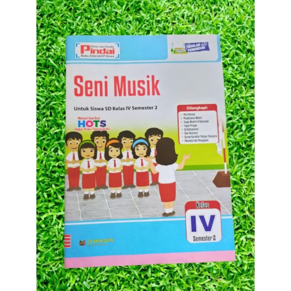 buku latihan soal LKS seni musik kurikulum penggerak untuk SD kelas 4 semester 2