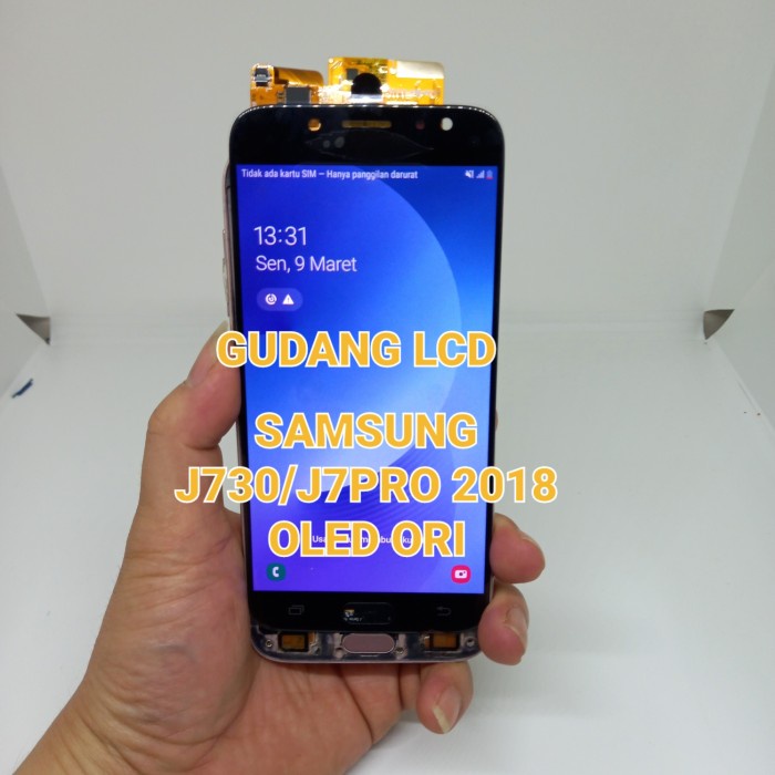 {SuheStore} LCD TOUCHSCREEN SAMSUNG GALAXY J7 PRO 2017 J730 OLED SUPER ORIGINAL - Rose gold Murah