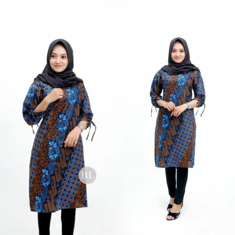 Tunik batik wanita M L XL XXL XXXL XXXXL XXXXXL