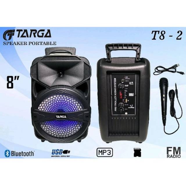 Speaker portable targa t 8-2