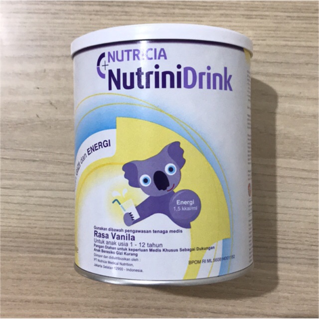 Nutrinidrink Powder 400gr Vanila - Susu Nutricia Nutrinidrink