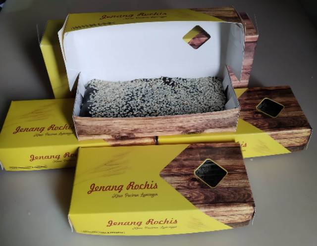 

Jenang ketan hitam wijen