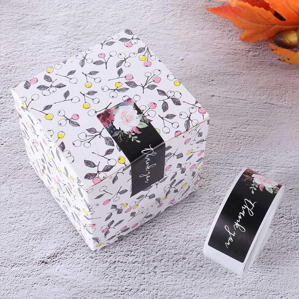 Suyo Stiker Label Tulisan Thank You Handmade Untuk Dekorasi Pesta