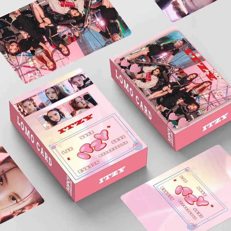 30pcs / Kotak Kartu Lomo Foto KPOP ITZY Untuk Hadiah