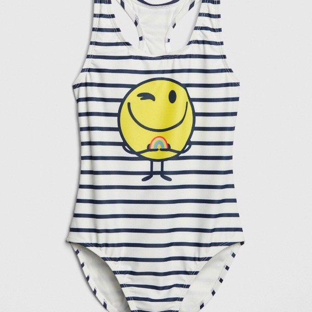 Old Navy Girls Smiley Swimsuit