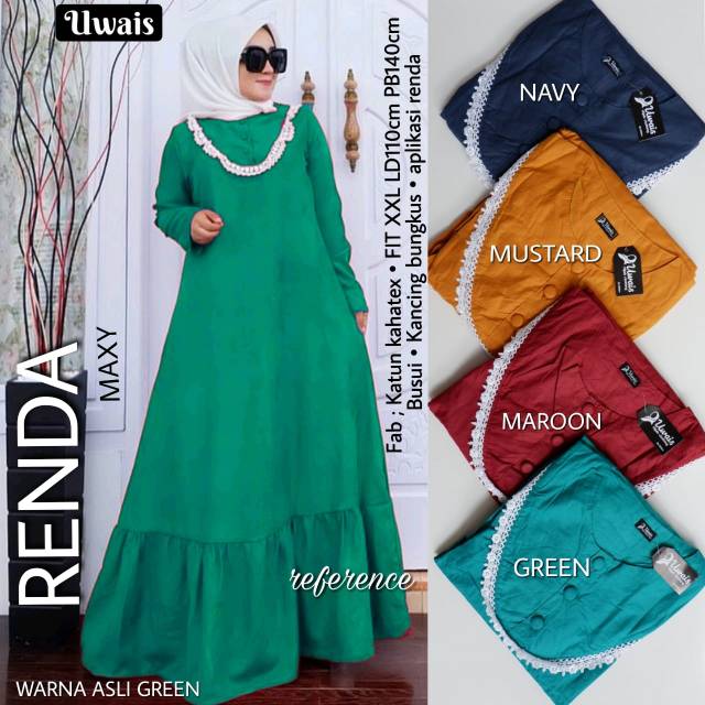Gamis Syari Renda BUSUI By Uwais