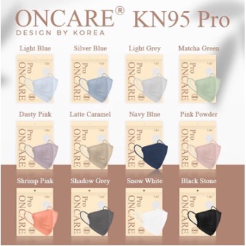 Masker KN95 Pro Oncare 5PLY 10 pcs HITAM PUTIH dan WARNA WARNI