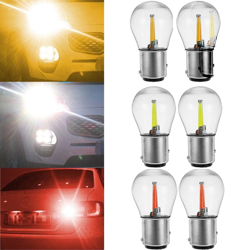 Lampu Led Cob Ba15D 1157 12v Untuk Rem / Mundur Mobil