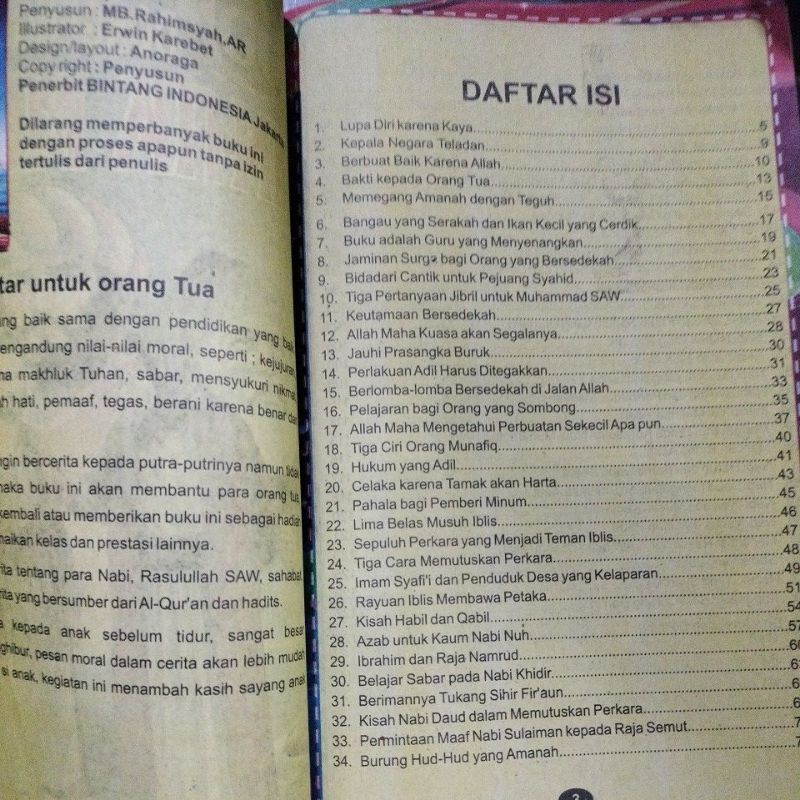 buku kumpulan 65  dongeng teladan anak muslim (15x24cm)