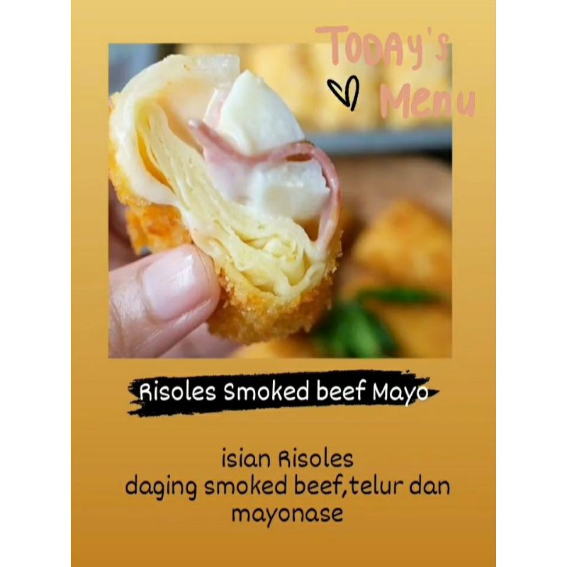 

Risoles smoked beef mayo