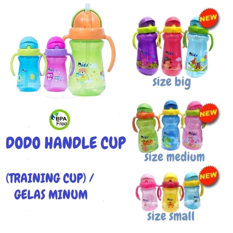 Dodo Botol Minum Sedotan Sport Handle Cup