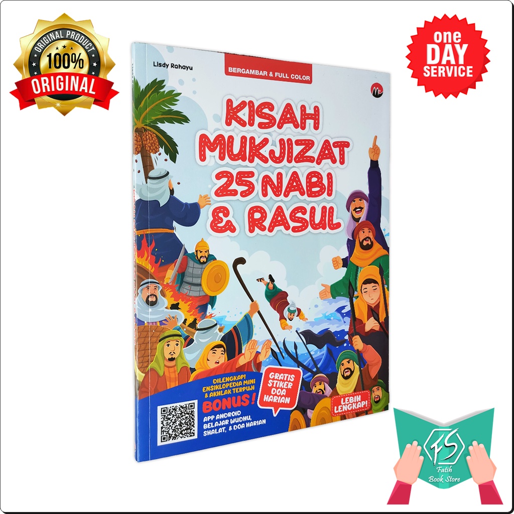 BUKU ANAK - BUKU CERITA NABI - BUKU KISAH NABI - Buku Cerita Anak Islami Kisah Mukjizat 25 Nabi Dan 
