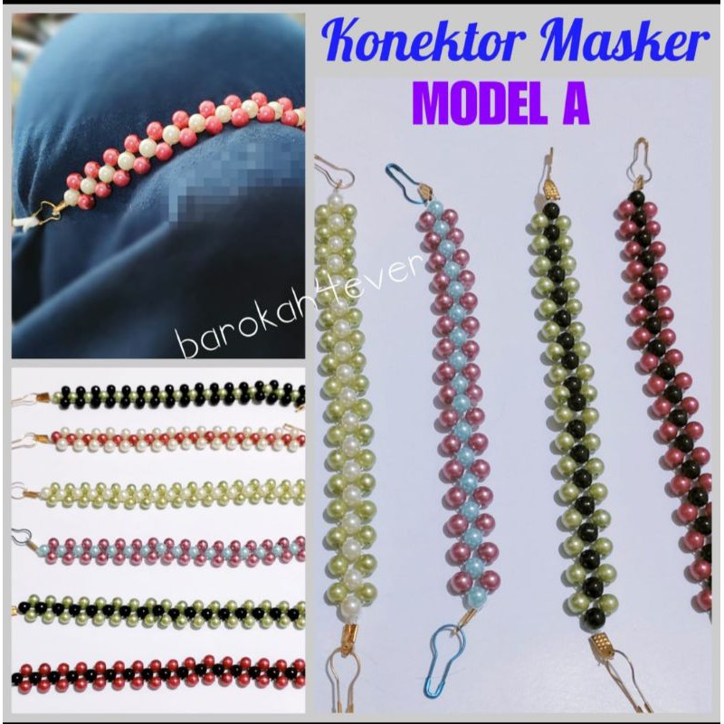 Konektor Masker MUTIARA MODEL A (Bisa Pilih Warna)