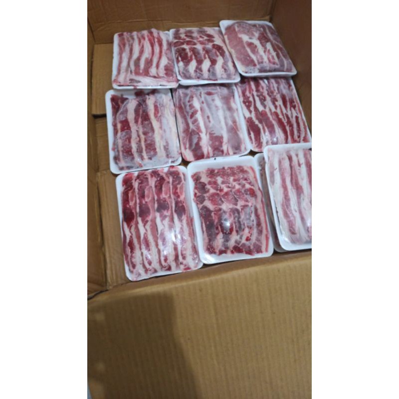 

Shortplate Beef Slice Mix Fat 500gr