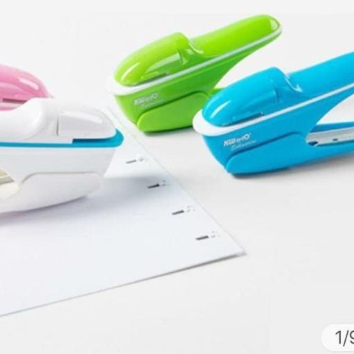 

☂ Stapler Tanpa Isi, GO GREEN, made in Taiwan, 5299. 4 WARNA ❂
