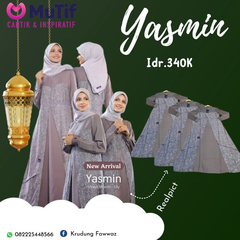 Yasmin by Mutif/Gamis dewasa terbaru