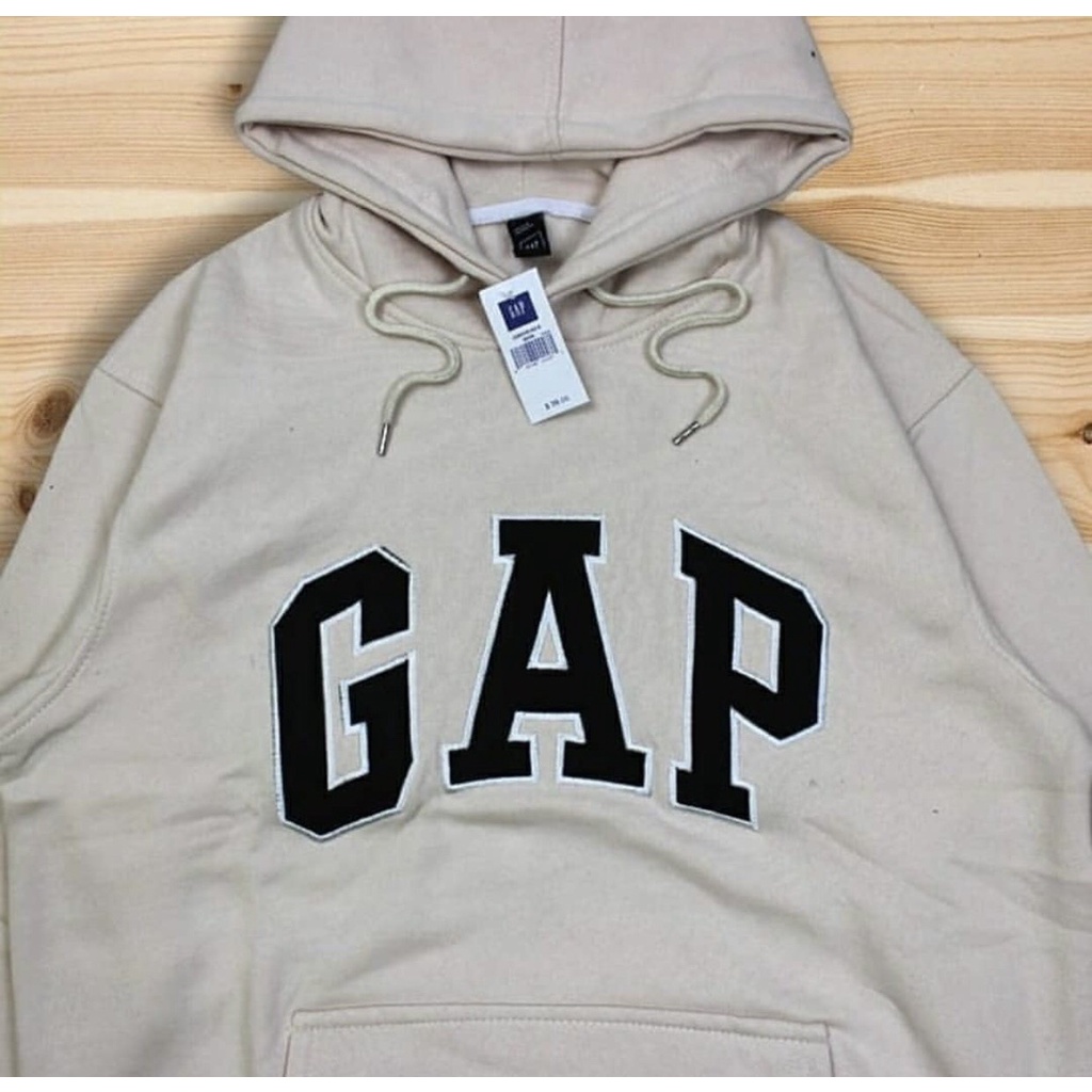 SWEATER HOODIE GAP CREAM BORDIR FULLTAG&amp;LEBEL