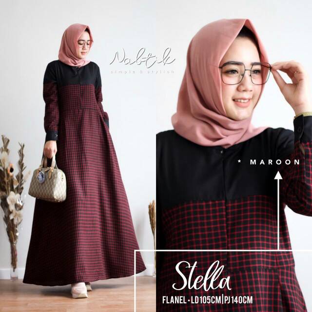 Stella Gamis Elegan By Nabtik Hijab