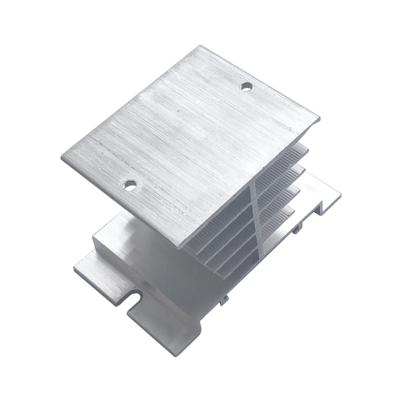 Bt Aluminium Heat Sink Untuk Relay Solid State Fase Tunggal 10A-40A SSR Disipasi