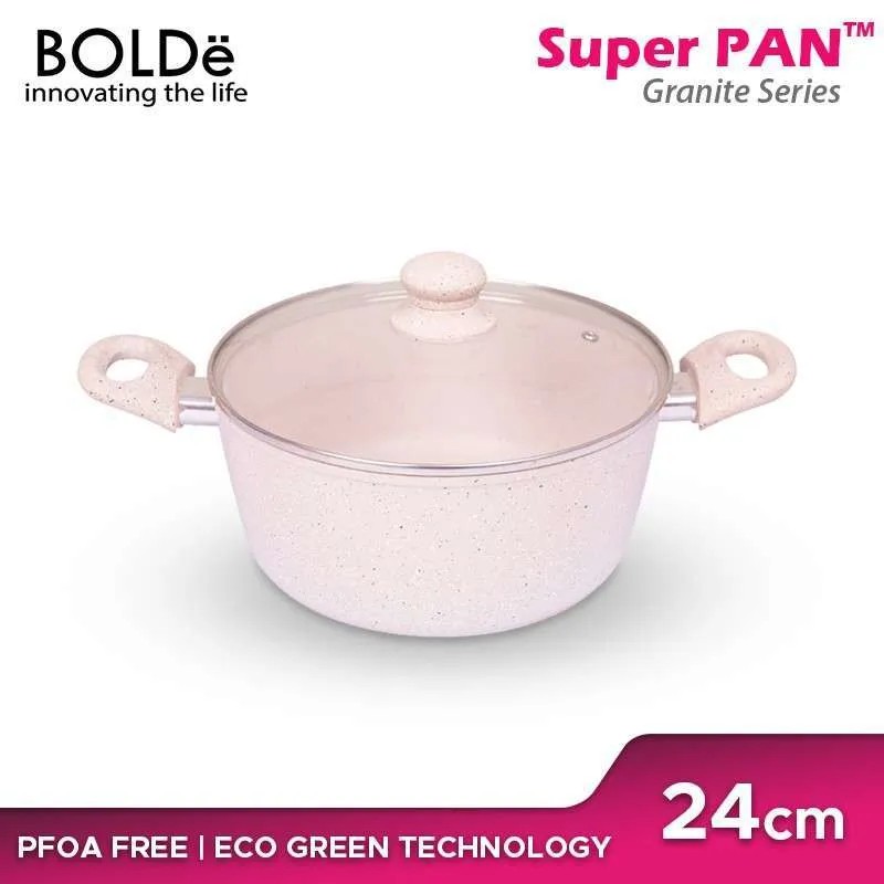CASSEROLE 24CM BEIGE BD-SPC24 BOLDE / PANCI 24cm GRANIT BOLDE