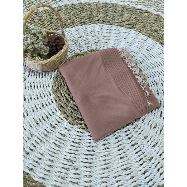Jilbab Khimar Veera Strada Jersey By Albilal Collection-Mocca