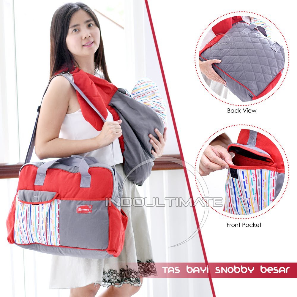 Tas Bayi JUMBO & MEDIUM SNOBBY Tas Perlengkapan Bayi Tas Snobby by-12