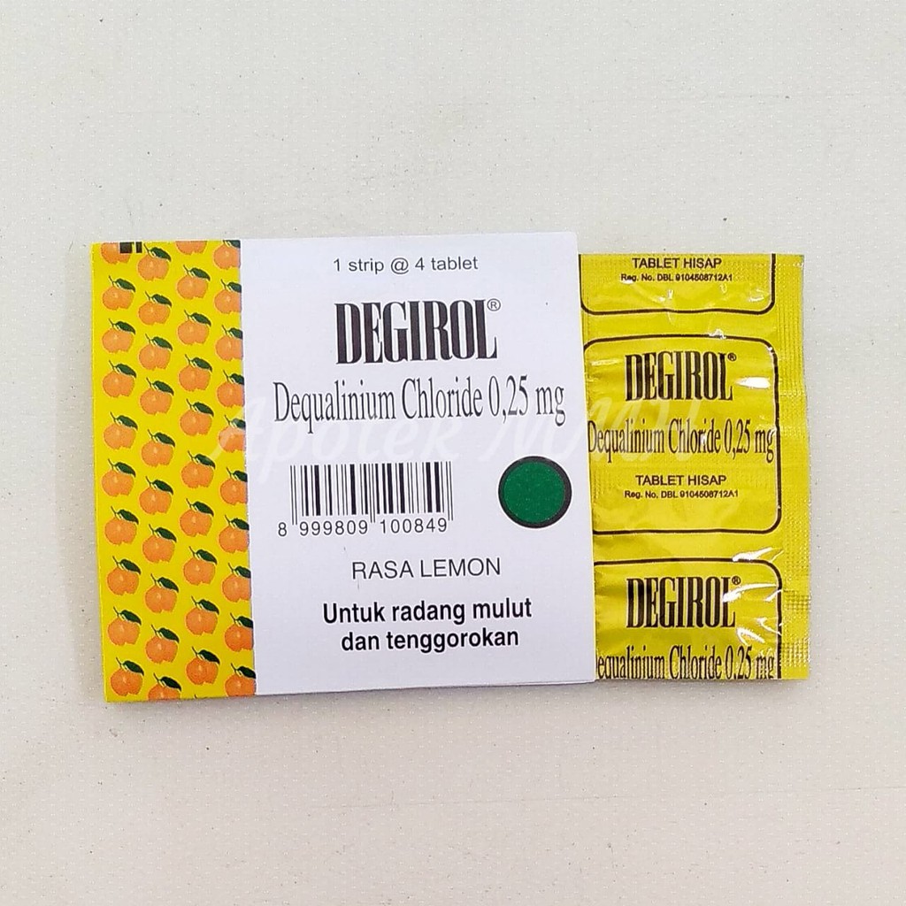 Degirol Tablet Hisap untuk Radang Tenggorokan
