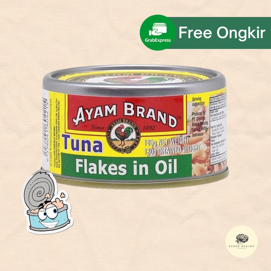 Jual Ikan Tuna Kaleng Flakes In Oil Ayam Brand 150g Shopee Indonesia