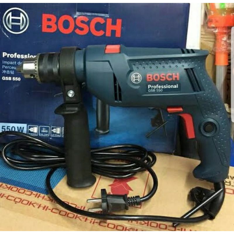 Mesin Bor Beton Bosch GSB-550 - Mesin bor Tembok Bosch GSB-550