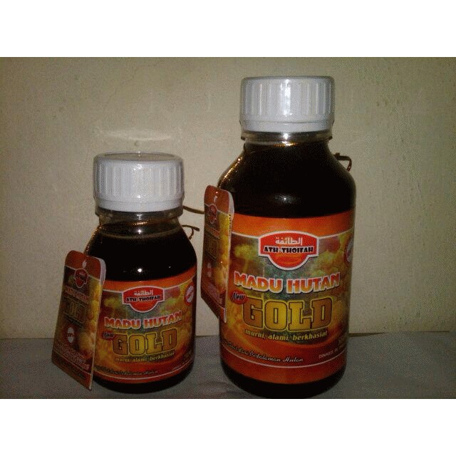 

ORIGINAL PRODUK Madu Hutan New GOLD 580ML - Madu Hutan Murni At-Thoifah