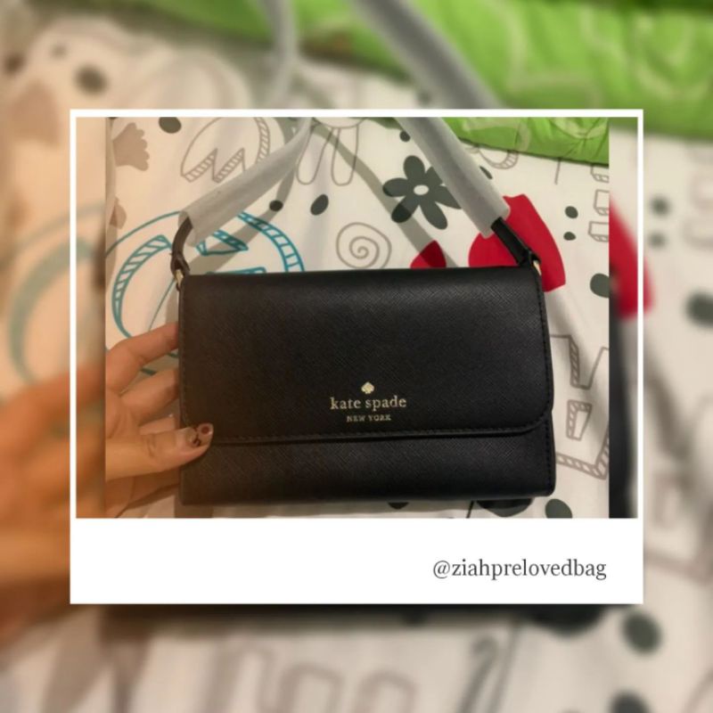 NEW DOMPET SLING KS KATE SPADE WALLET ON CHAIN WOC ORIGINAL AUTHENTIC