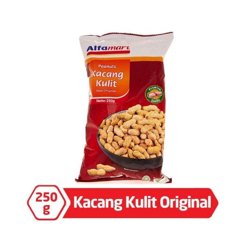 

Alfamart Kacang Kulit Original 250 g