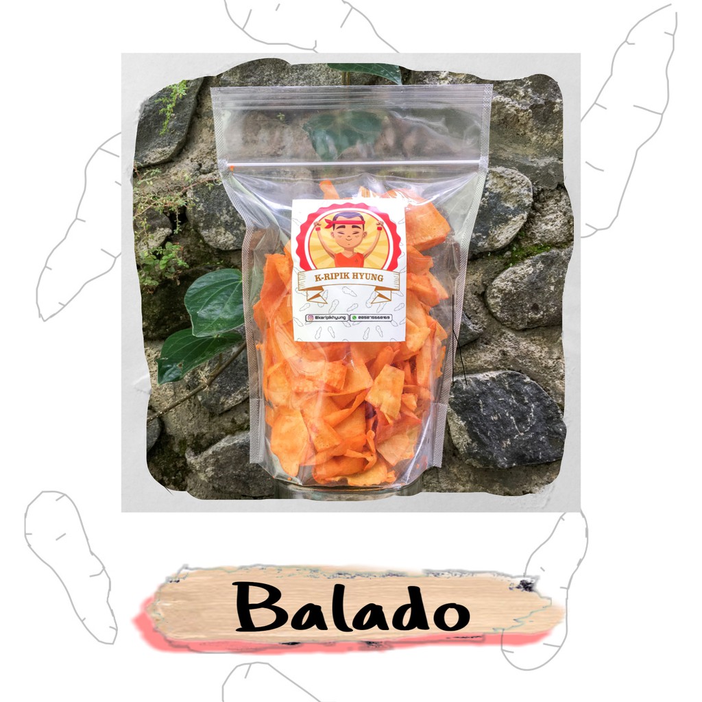 

KERIPIK SINGKONG RASA BALADO