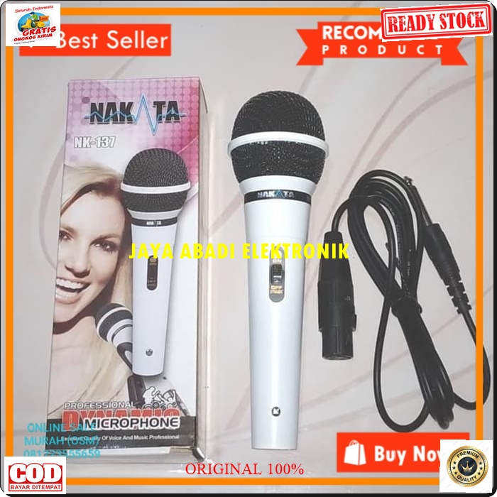 G96 ORIGINAL NAKATA MIC KABEL LEGENDARY DYNAMIC MIKROPON MIK MICROPHONE MIKROPHONE CABLE KARAOKE VOKAL VOCAL AUDIO SOUND SISTEM PROFESIONAL PRO PENGERAS SPEAKER SPIKER SUARA HIFI SENSITIF MC PIDATO SEMINAR CERAMAH ACARA SOUNDBEST ARTIS SOUND BEST FIRST CL