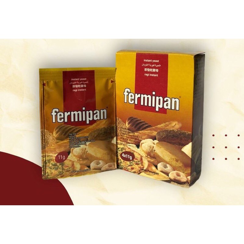 

ragi / yeast Fermipan sachet 1pcs 11gram