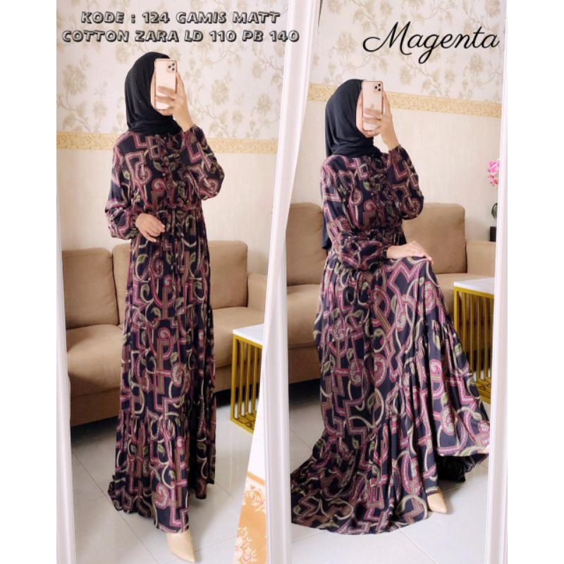 gamis premium katun zara ori