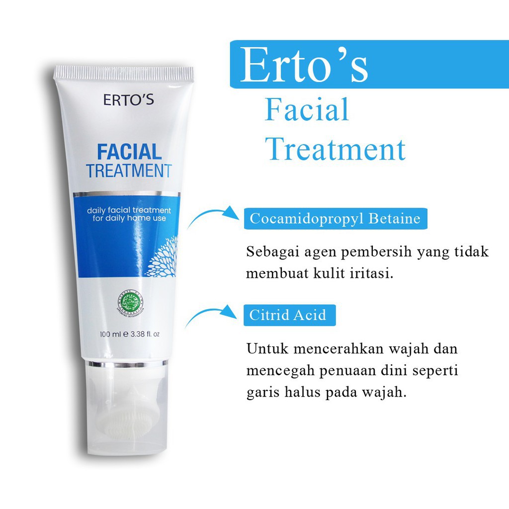 ERTOS/ ERTO'S Facial Treatment 100ml Original BPOM 100% KEMASAN BARU